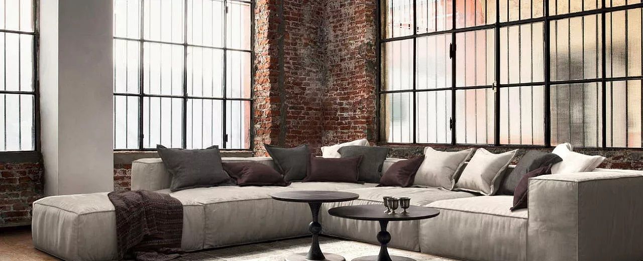 Соберите свой П-образный диван для гостиной