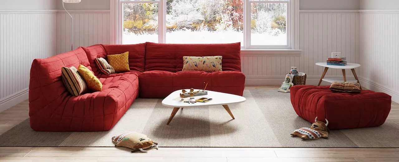 Соберите свой стильный прямой диван