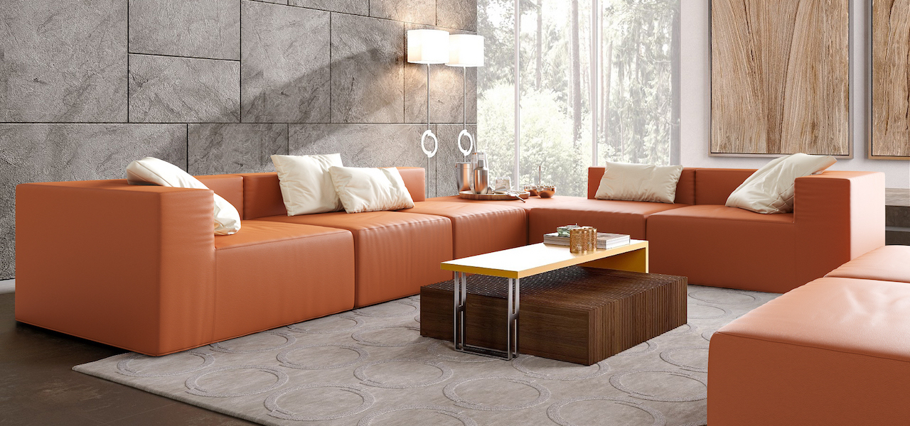 Выбор дивана в зависимости от размера помещения
