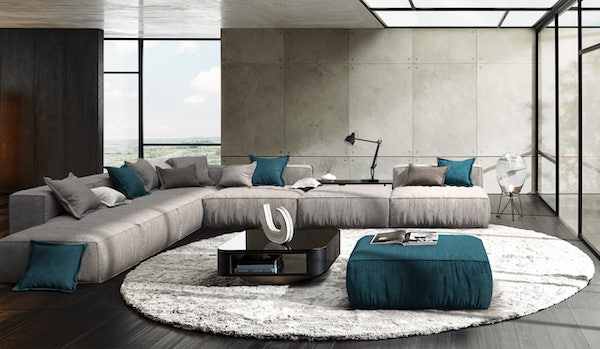 Серый диван в интерьере-25, Фри и Фри Лаундж