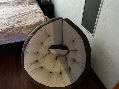 Напольные кресла без каркаса. Отзыв с фото и рейтингом 5 звезд.