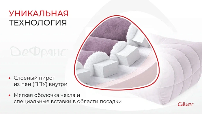 Пуф ДеФранс™️ 90/70 - 3