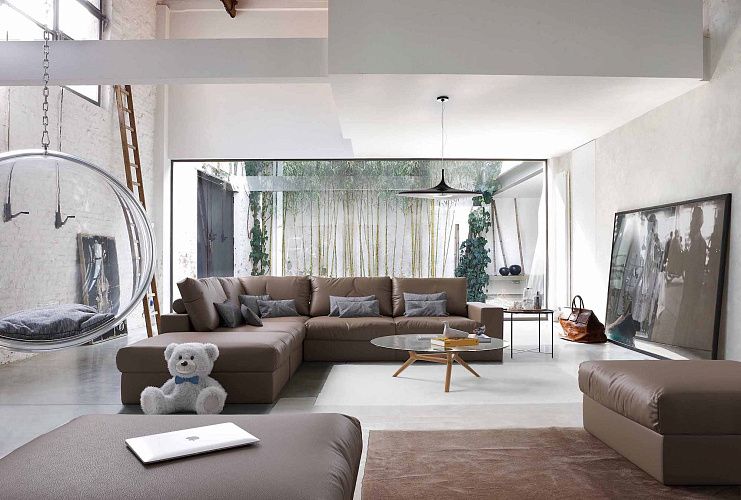 Модульный диван Элизиум в экокоже