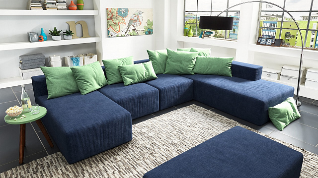Как выбрать угловой диван в гостиную, кухню, зал и другие комнаты - советыдизайнеров Gliver