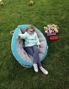 Удобное дачное кресло для отдыха на веранде. Отзыв и фото с высшей оценкой 5 звезд.