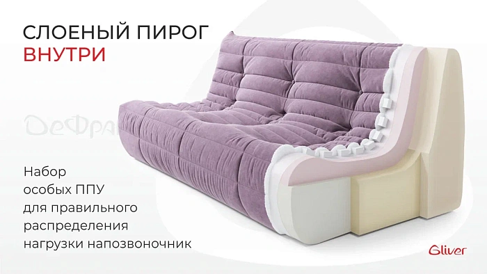 Диван ДеФранс™️ прямой 3-х местный - 3