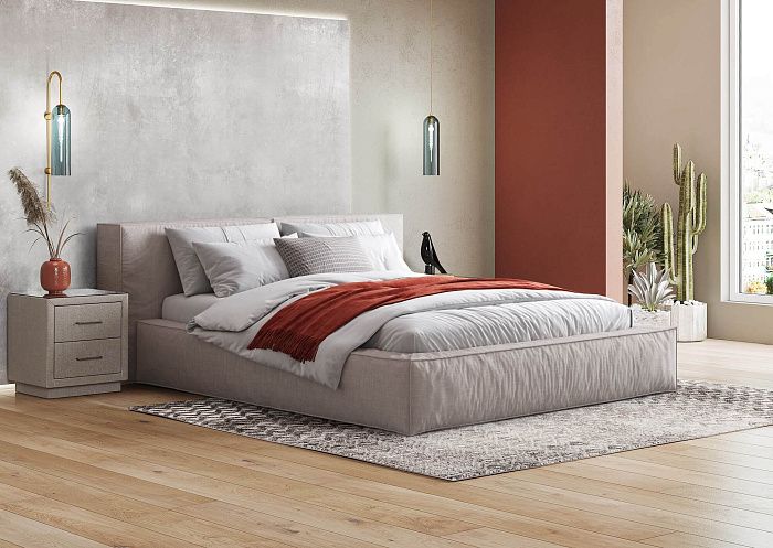 Кровать/основа Фри, с углублением, с выступами 2000/2350 - 4