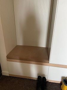 Бежевый матрас в прихожую. Любой размер на заказ от фабрики Гливер. Отзыв от клиента после покупки. 