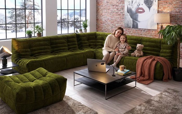 Диван ДеФранс™️ прямой 2-х местный - 24