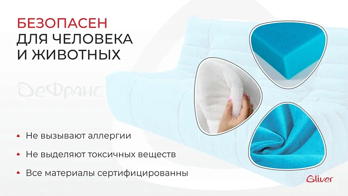 Диван ДеФранс™️ прямой 3-х местный - 6