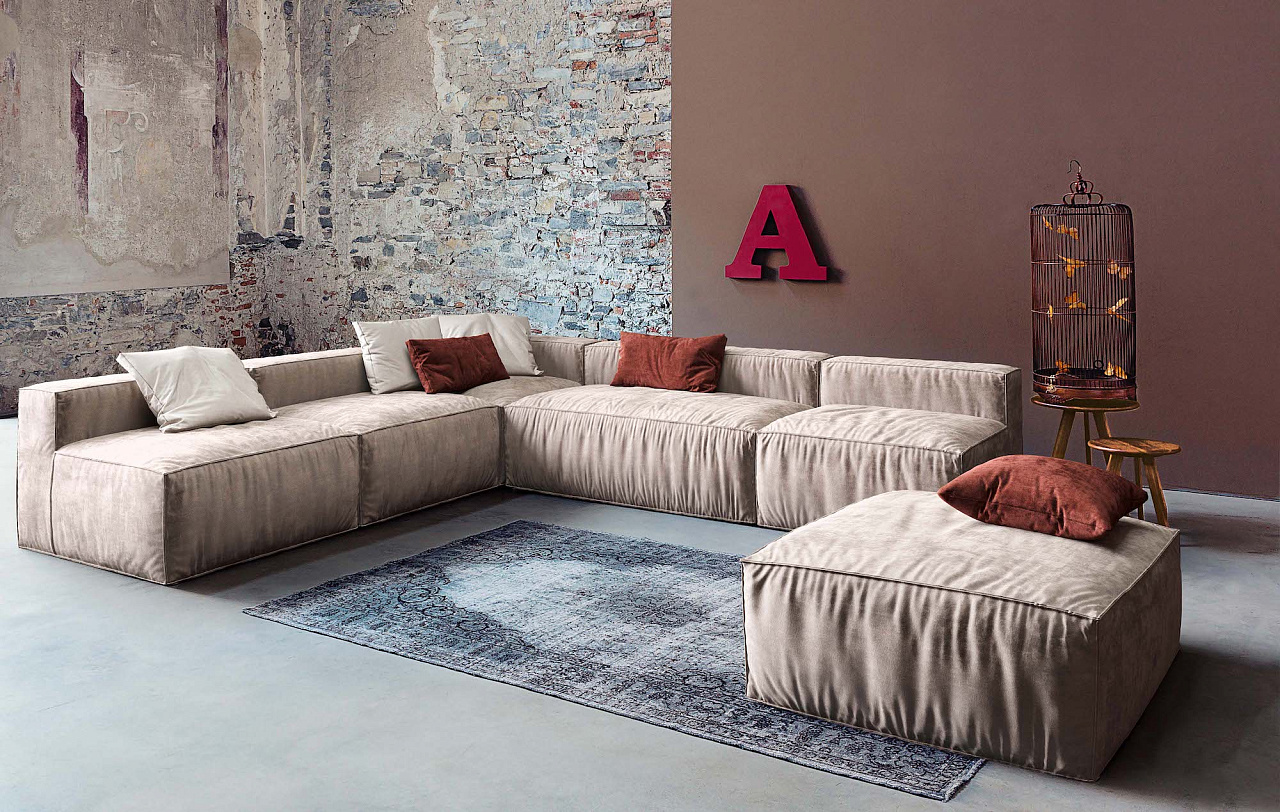 Бескаркасные современные диваны купить в Москве и регионах - диван от фабрики Гливер