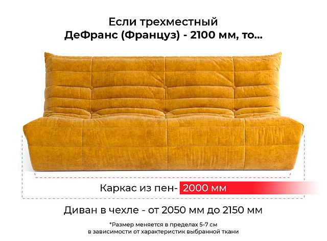 Диван ДеФранс - это точный инженерный расчет каждой детали