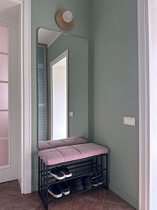 Розовый матрасик в прихожую на обувницу. Изготовим по вашим размерам на заказ. Отзыв клиента Гливер с высоким рейтингом.