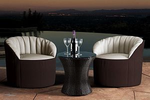 Стильное бескаркасное кресло Шелл для лаунж зоны, современный дизайн