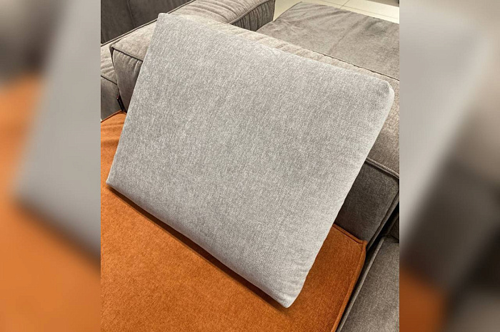 Подушка из цельной пены, цельнокроеная, со съемным чехлом, 65/50/10 - 4