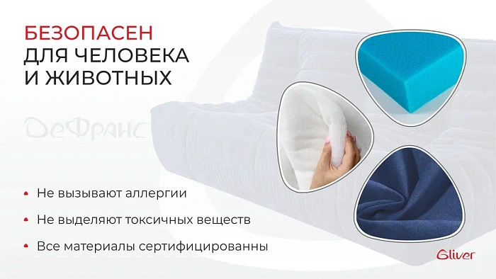 Диван ДеФранс™️ прямой 3-х местный - 6