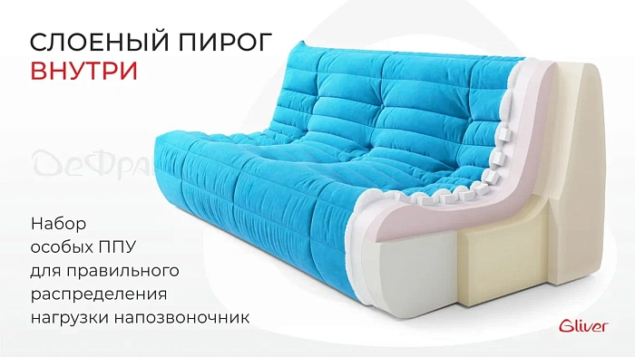 Диван ДеФранс™️ прямой 3-х местный - 3