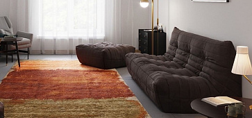Серый диван в интерьере-14, Диван Француз