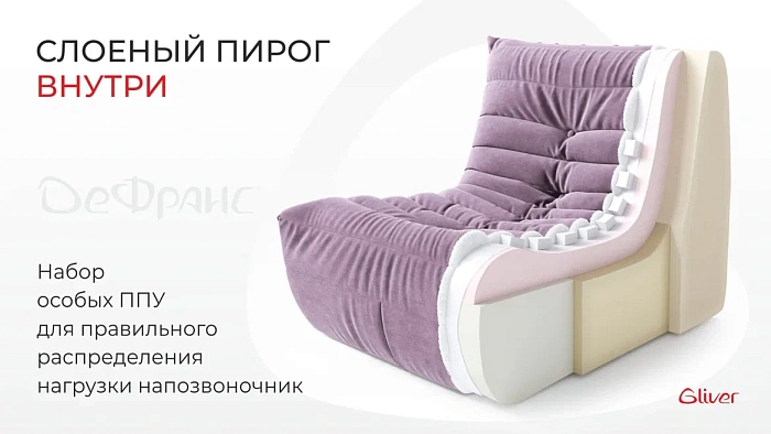 Кресло ДеФранс™️ 1-местное - 4
