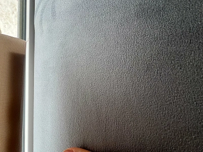 Серый матрас на подоконник точно по размеру на заказ от фабрики Гливер. Отзыв клиента с оценкой 5. 