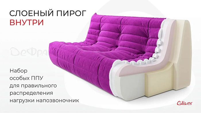 Диван ДеФранс™️ прямой 3-х местный - 3
