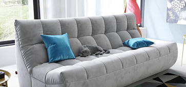 Серый диван в интерьере-23, Диван Итальянец