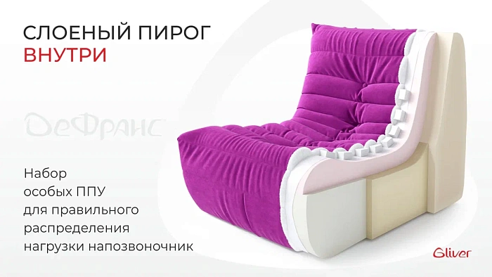 Кресло ДеФранс™️ 1-местное - 4